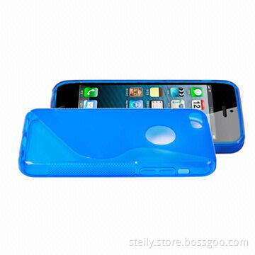 New Arrival S-type TPU Case with Circular Hole for iPhone 5C, Various Colors are Available